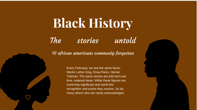 Black History: The Stories Untold