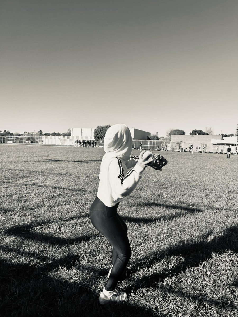 SAS junior Katelyn Hernandez Guevara enjoys how she can become stronger and bond with her teammates. Softball allows me to bond with fellow students and get stronger, she said.