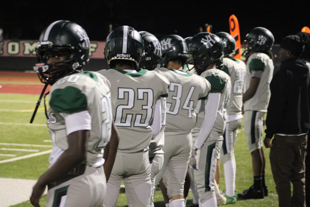 Hamilton Varsity Football Getting Ready To Jump In The Game