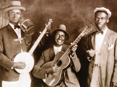 The band Cannon's Jug Stompers pictured in 1928.