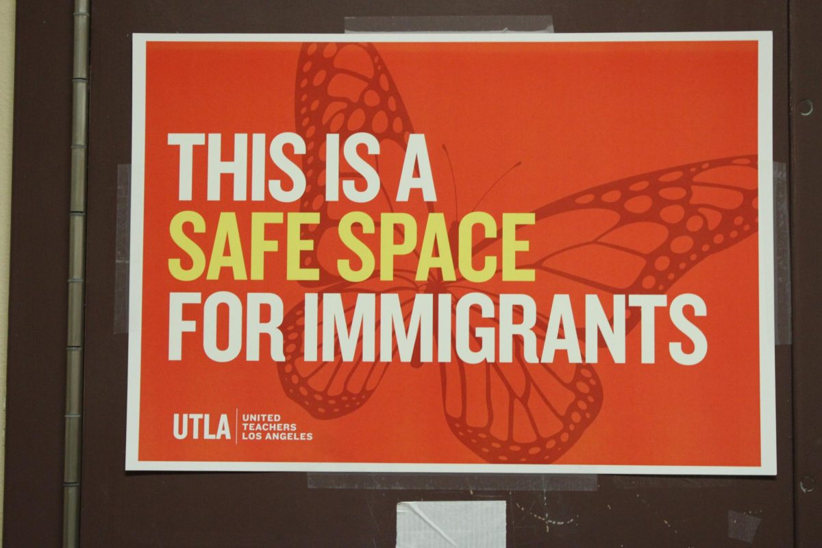 Many spaces at Hamilton have supportive and encouraging signs posted for students to feel safe on campus.