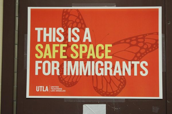 Many spaces at Hamilton have supportive and encouraging signs posted for students to feel safe on campus.