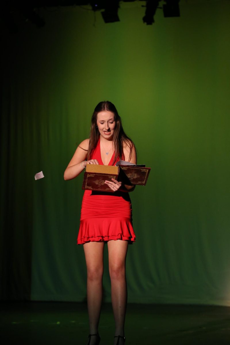 Scarlett Sittenfield performs "I Know It's Today" from Shrek: The Musical for a trio number in Broadway Night. 