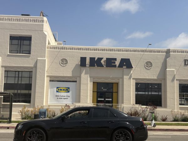 The Helms Design District showcases the new IKEA sign.